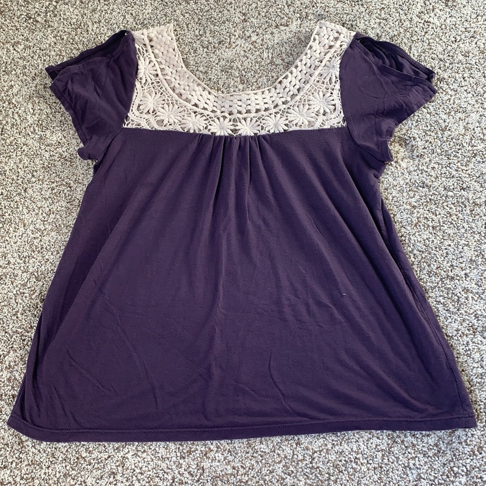Purple shirt